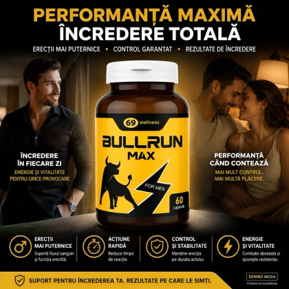 Pastile BullRun Max Ero pentru Potență 60 capsule 4