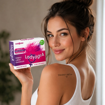 Pachet Pastile Libido Ladyagra 10buc + Penis Marathon Long Power Creme 30ml 6