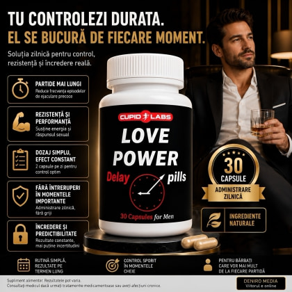Pastile Ejaculare Precoce Love Power 30capsule 3