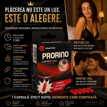 Pastile Femei Prorino Libido Caps 5 capsule 2