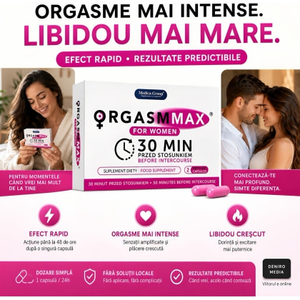 Capsule Orgasm Max Women pentru Excitare 2 capsule 4