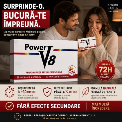 Pastile Power V8 pentru Erecție și Potență 8buc 3