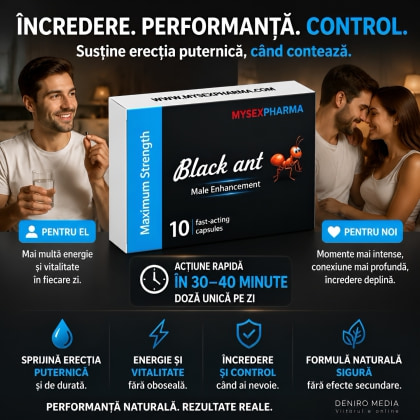 Pastile Potență Cupid Labs Black Ant cu Ginseng 10 buc 3