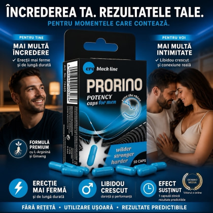 Pastile Potență Prorino 10capsule cu L-arginina 4