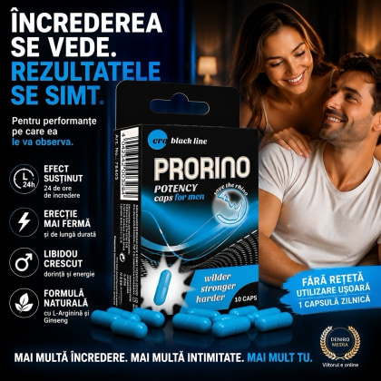 Pastile Potență Prorino 10capsule cu L-arginina 3