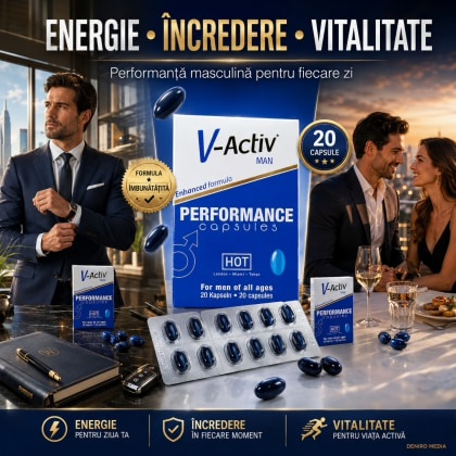 Pastile Potență V-Activ pentru Bărbați 20 capsule 3
