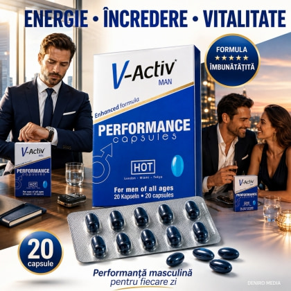 Pastile Potență V-Activ pentru Bărbați 20 capsule 2