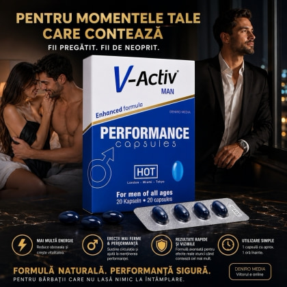 Pastile Potență V-Activ pentru Bărbați 20 capsule 6