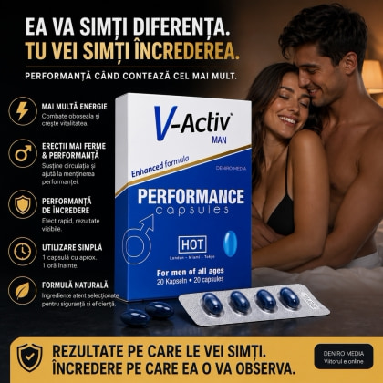 Pastile Potență V-Activ pentru Bărbați 20 capsule 5