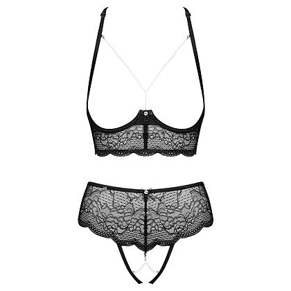 Set Obsessive Pearlove Negru XS-S 3
