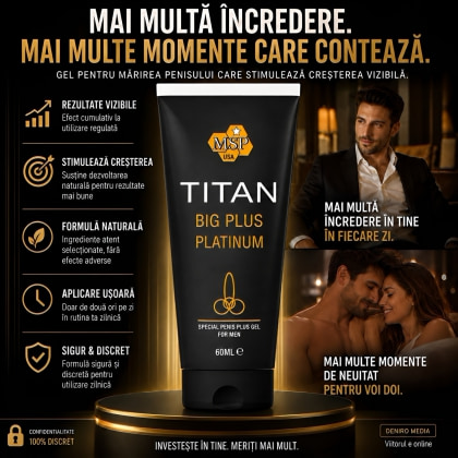 Titan Gel Big Plus pentru Penis Mai Mare 4