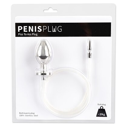 Penisplug Și Dop Anal Jocuri Umede Argintiu 4