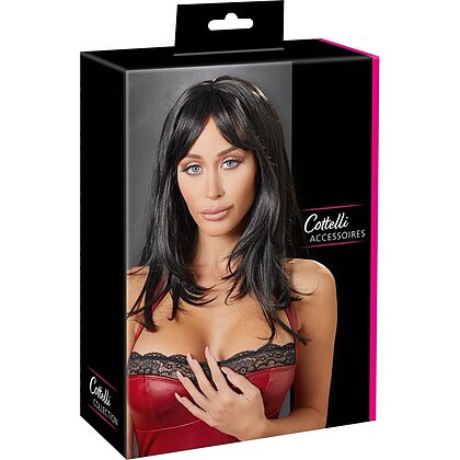 Perucă Cottelli Collection Long Black Wig 4