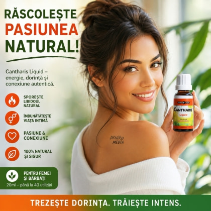 Picături Afrodisiace Cantharis Plus pentru Cuplu 20 ml 3
