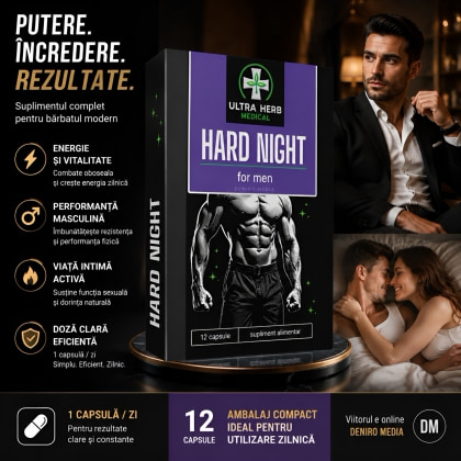 Pills Hard Night 12 Capsule: Potență Pentru Bărbați 2