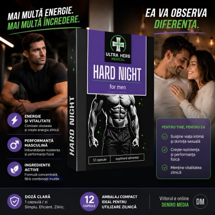 Pills Hard Night 12 Capsule: Potență Pentru Bărbați 3