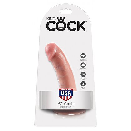 Dildo King Real cu Ventuză pentru Penetrare Vaginală 4