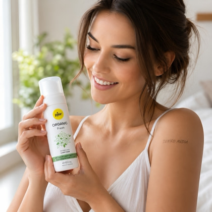 Pjur ORGANIC Fresh – Spumă Intimă Revitalizantă 150ml 5