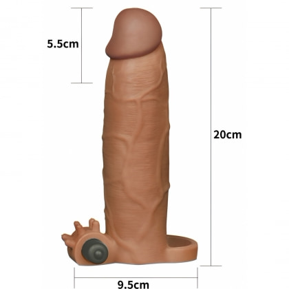 Prelungitor Penis cu Vibrații Pleasure X-Tender 7