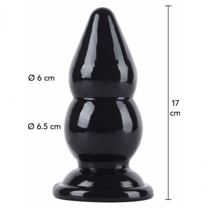 Plug Anal XL Hidden Desire 17 cm — Extreme Negru 4