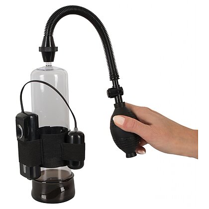 Pompă Penis Power Pump cu Vibrații pentru Mărire Negru 3