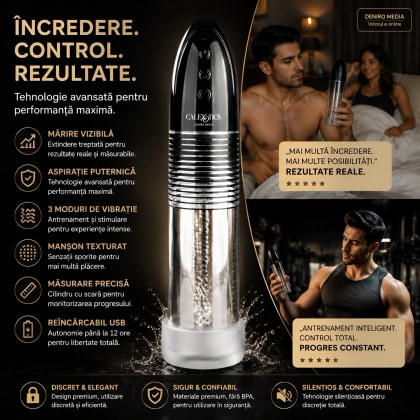 Pompă Pentru Penis Executive Automatic Smart Negru 5