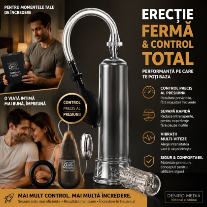 Pompă Sta-Hard Kit Transparent Negru 5