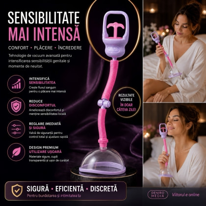 Pompă Stimulare Clitoridiană Transparent 3