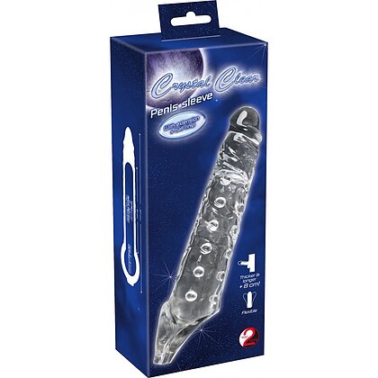 Prelungitor Crystal Skin Penis Sleeve Transparent 7