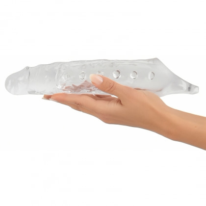 Prelungitor Crystal Skin Penis Sleeve Transparent 5