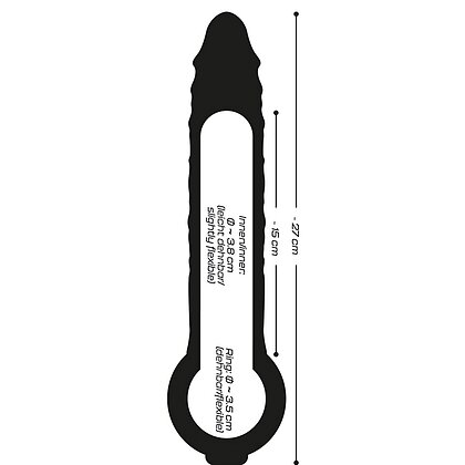 Prelungitor Crystal Skin Penis Sleeve Transparent 6
