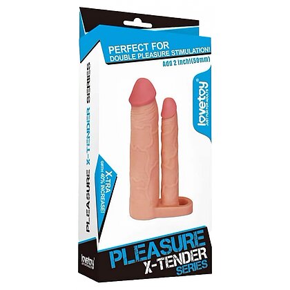 Prelungitor Double Penis Sleeve 6
