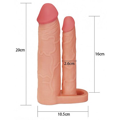 Prelungitor Double Penis Sleeve 5