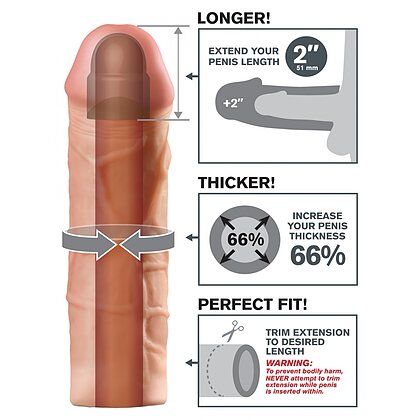 Prelungitor Pentru Penis FX Mega +5cm 3