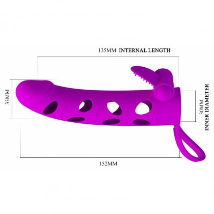 Prelungitor Penis Pretty Love Extended Sleeve Mov 4