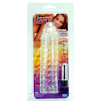 Prelungitor Penis Silicon Vibro Sleeve Transparent 2