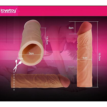 Prelungitor Pleasure X-Tender Penis Sleeve 19cm 3