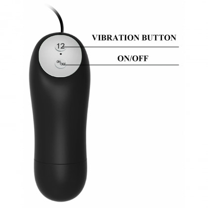 Pretty Love Anal Stimulation Plug Negru 6