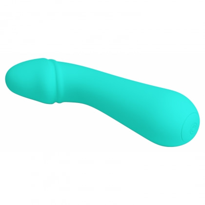 Pretty Love Cetus – Vibrator Punctul G 15 cm, 12 Moduri Albastru 2