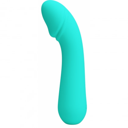 Pretty Love Cetus – Vibrator Punctul G 15 cm, 12 Moduri Albastru
