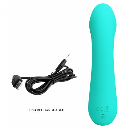 Pretty Love Cetus – Vibrator Punctul G 15 cm, 12 Moduri Albastru 7
