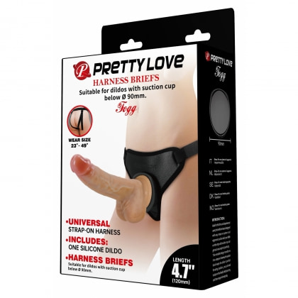 Pretty Love — Ham Strap-on Realist, Confort Elastic 7