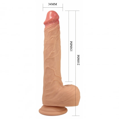Pretty Love Jonathan – Vibrator Realist 21 cm, 3+3 Funcții 4