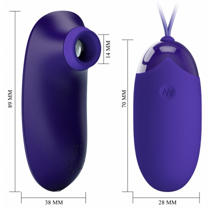 Pretty Love Orthus — Ou Vibrator 12 Funcții, Reîncărcabil Violet 6