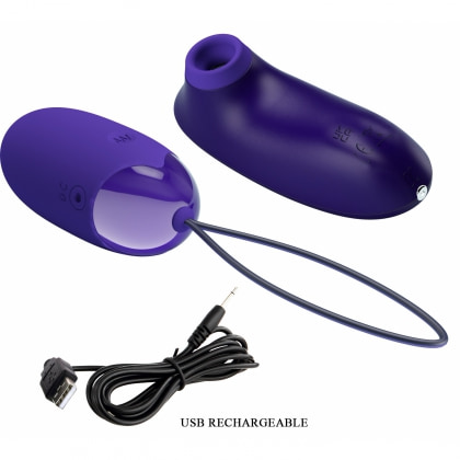 Pretty Love Orthus — Ou Vibrator 12 Funcții, Reîncărcabil Violet 4