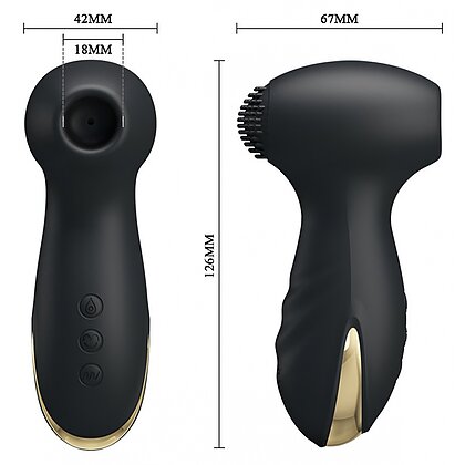 Stimulator Clitoris Pretty Love Royal Pleasure Negru 8