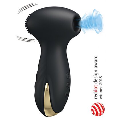Stimulator Clitoris Pretty Love Royal Pleasure Negru 2