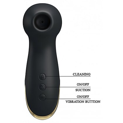 Stimulator Clitoris Pretty Love Royal Pleasure Negru 6