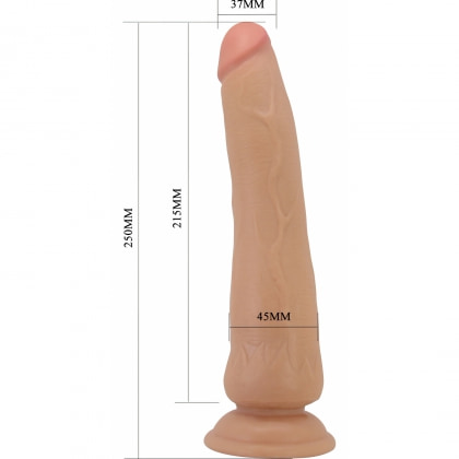 Pretty Love Tiemeyer 25 cm, Piele Glisantă și Ventuză 5