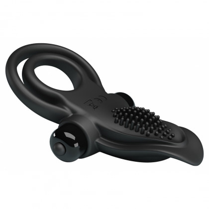 Pretty Love Vibrant Penis Ring Negru 2